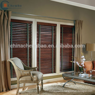 Guangzhou faux wood blinds bamboo curtain for home decor